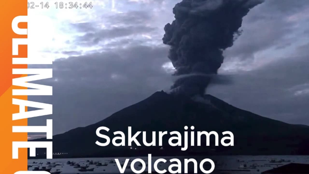 🌋🚨 ALERT: Volcano Eruption at Japan's Sakurajima! 🚨🌋