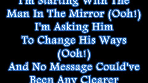Man In The Mirror - Lyrics