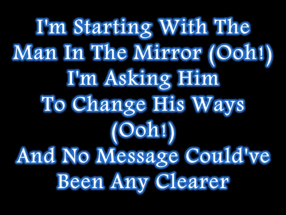 Man In The Mirror - Lyrics