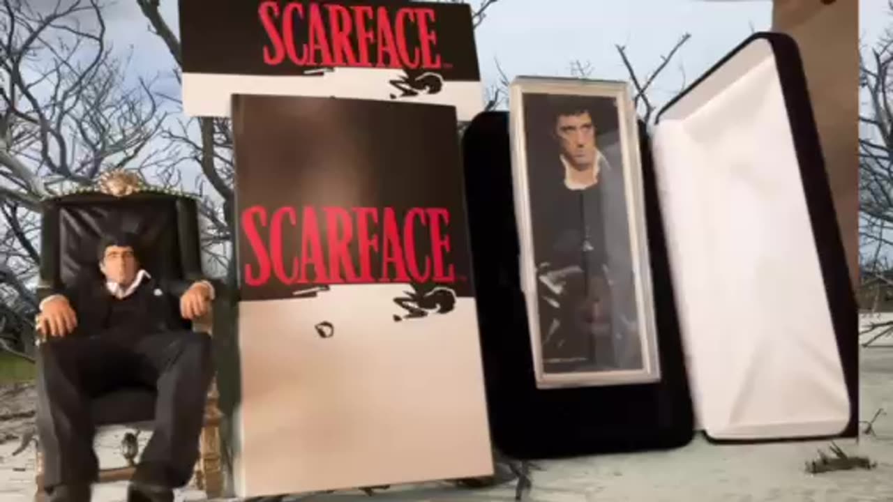 Tony Montana Scarface 4 ounce silver Bar video