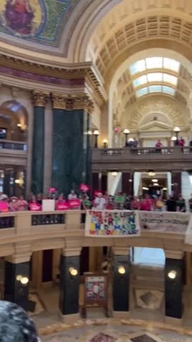 Pro-Abortion Extremists Protest Inside Capital