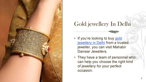 Gold jewellery In Delhi