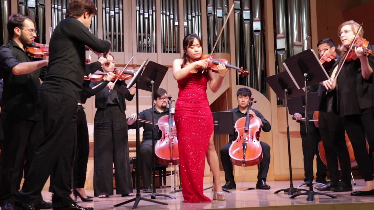 Won Na performing Zigeunerweisen by Pablo De Sarasate at UNLV.