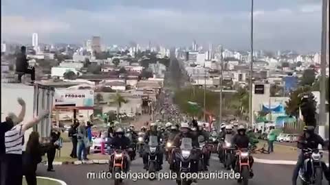 Onde o Bolsonaro chega é festa!