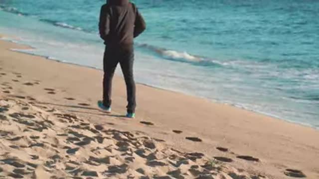 Walking on the Beach
