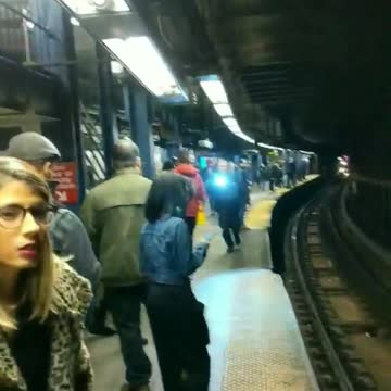 I just wanna go home guy runs in subway