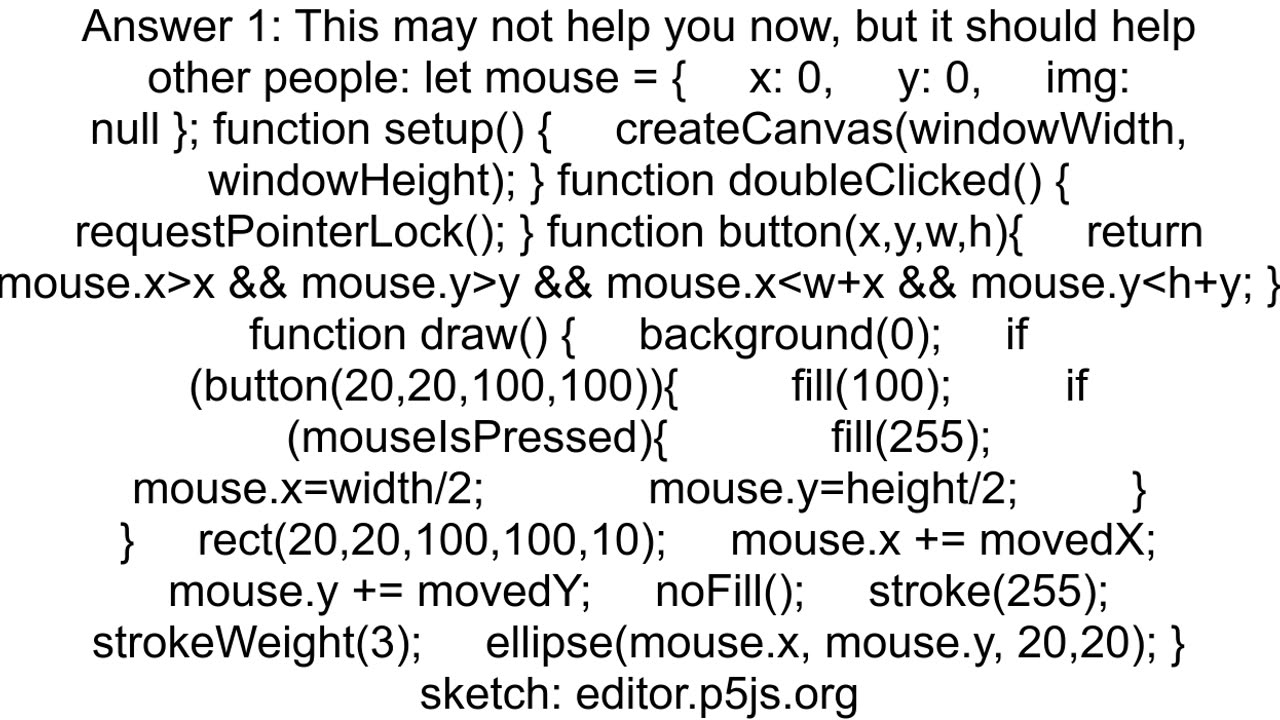 How to set the location of the cursor p5js JavaScript