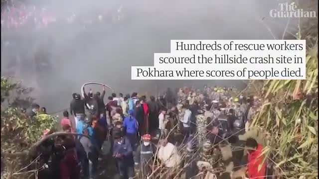 Video appears to show plane moments before Nepal crash