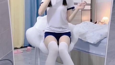 You really like gymnastics clothes more and more, don't you?