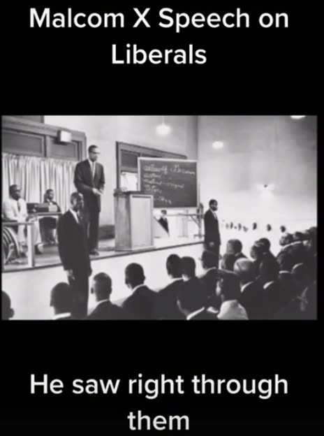 Malcom X speech on liberals