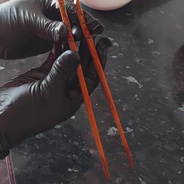 Easy way to use chopsticks to ease your life : #food #satisfying #share #easy #how