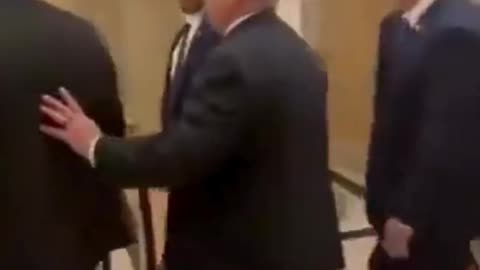 Benjamin Netanyahu, accompanied by his wife Sara