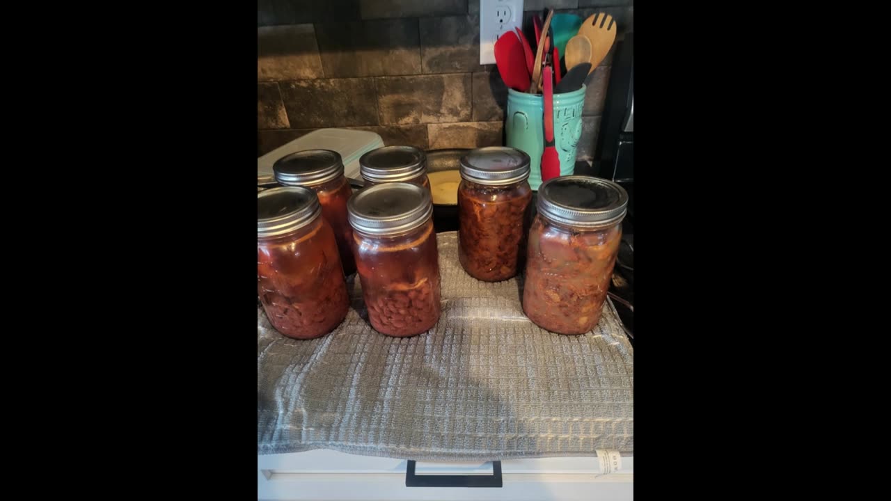 Pressure canning dry beans