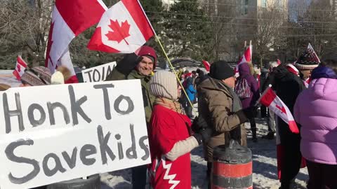 Mississauga ONTARIO Freedom Rally FREEDOM CONVOY Feb 20/2022