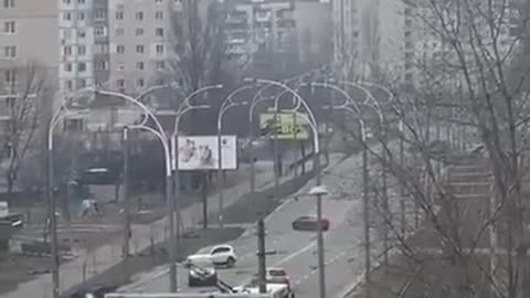 25.02.2022. The war continues, Russia - Ukraine!!! Kiev. Heroes of the Dnieper