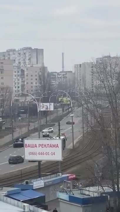 25.02.2022. The war continues, Russia - Ukraine!!! Kiev. Heroes of the Dnieper