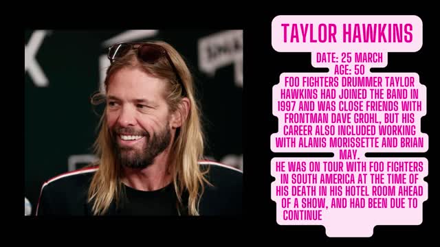 The Late Taylor Hawkins