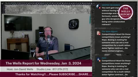 The Wells Report for Wednesday, January 3, 2024