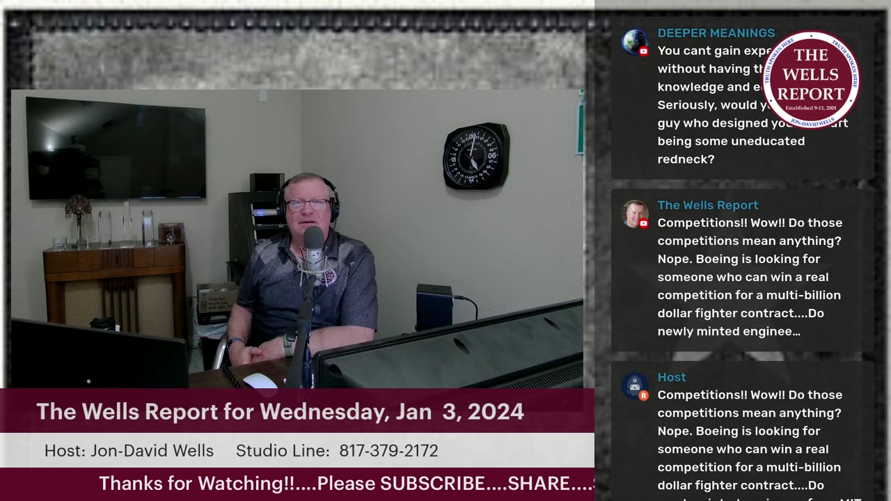 The Wells Report for Wednesday, January 3, 2024