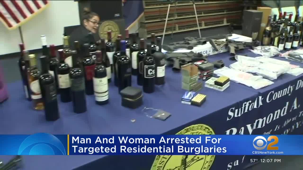 Couple arrested in New York burglary spree