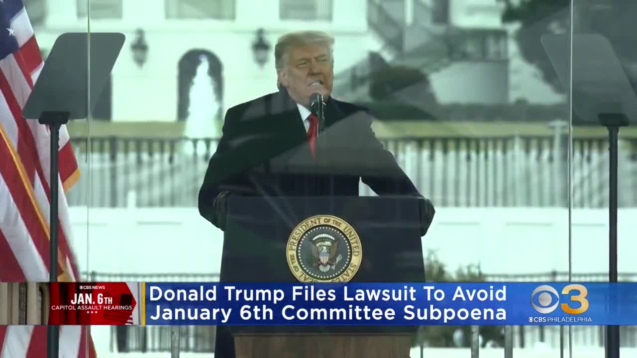 Trump files lawsuit to avoid Jan. 6 committee subpoena 12-11-2022