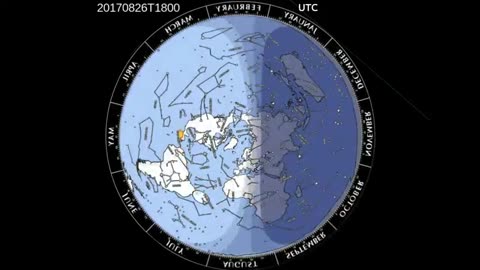 PLANISHPERE OVER THE FLAT EARTH