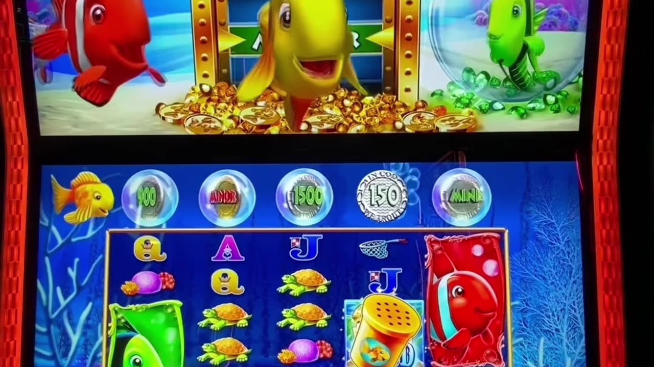 DOUBLE FISHIE BONUS!!! (PART5) #slotwin #jackpot #bonusfeature #casinogame #gambling #slotmachine