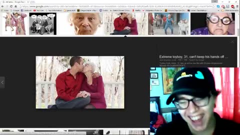 "DUDE, that's a young dude making out with an old girl. 'AH, I LIKE THAT OLD DRY PUSSY'