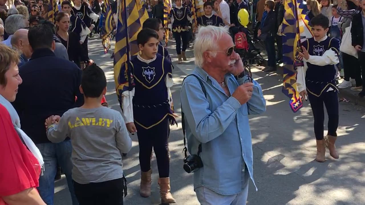 Marching Briganti during 2018 Sagra Castagna Sicignano degli Alburni