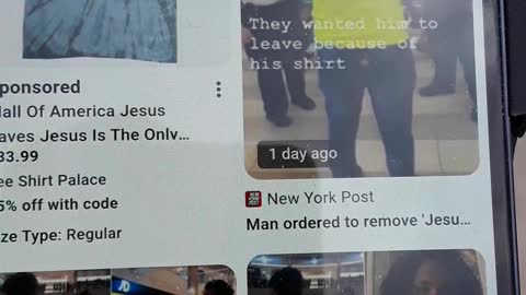 Mall of America Black Christian standing up for Jesus, who really does save.