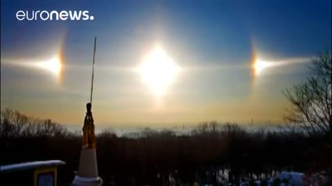 'Three sun' phenomenon appears in China