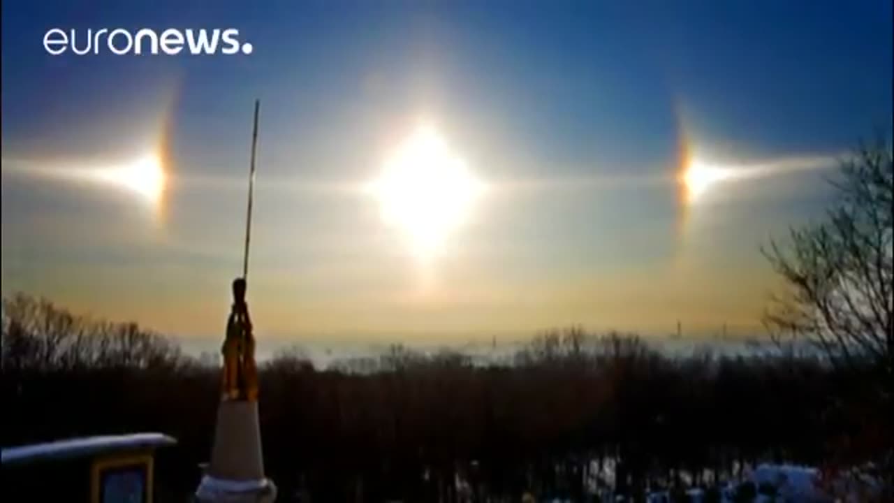 'Three sun' phenomenon appears in China