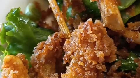 Sticky Rice Lao Street Food fried squid DISAPPOINTED