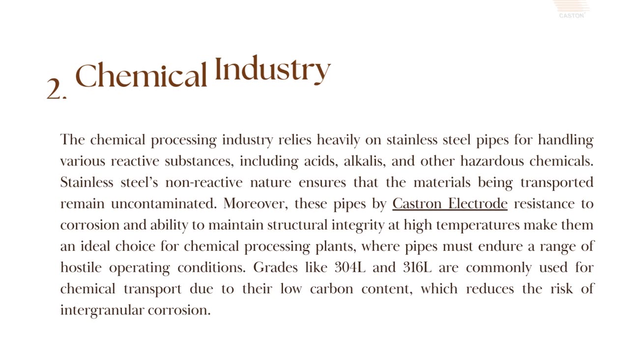 Various Applications of Stainless Steel Pipes in Industries