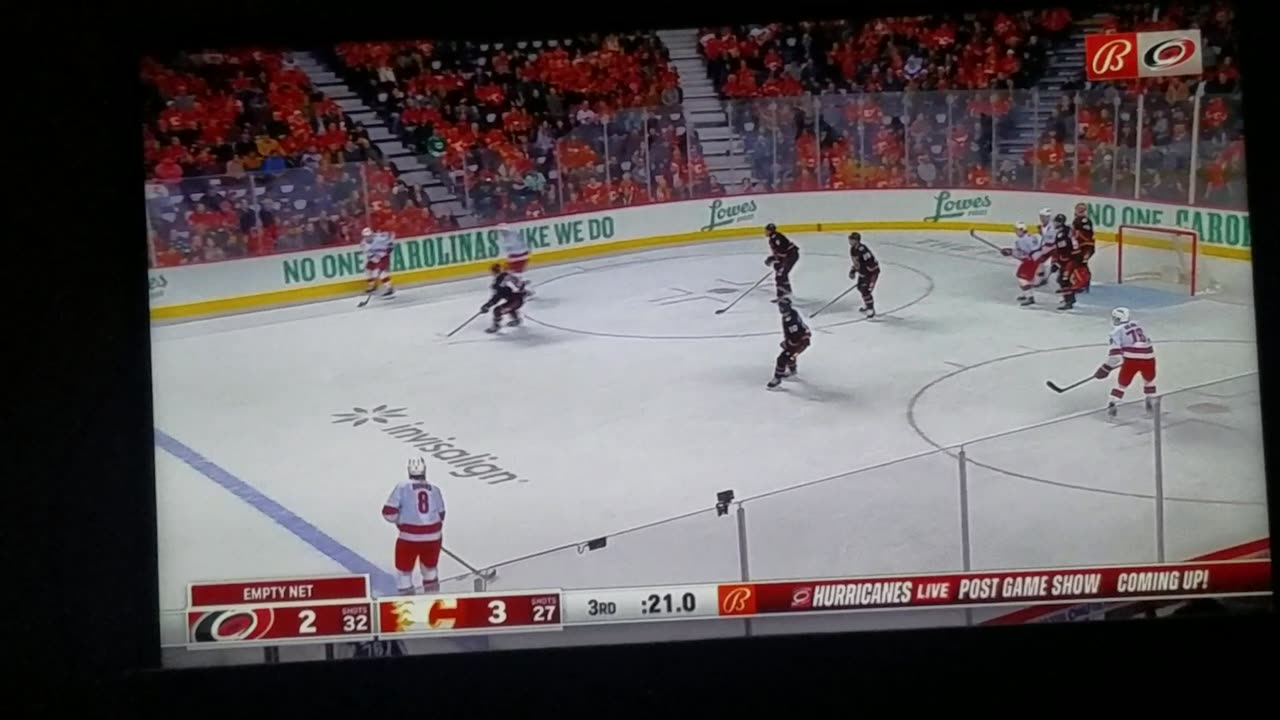 CAR vs CGY - Flames Win 3-2
