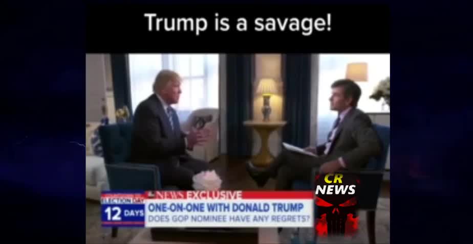 TRUMP IS A SAVAGE