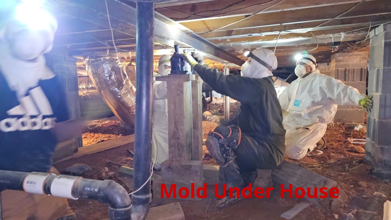 Triangle Reconstruction - #1 Mold Under House in Cary, NC