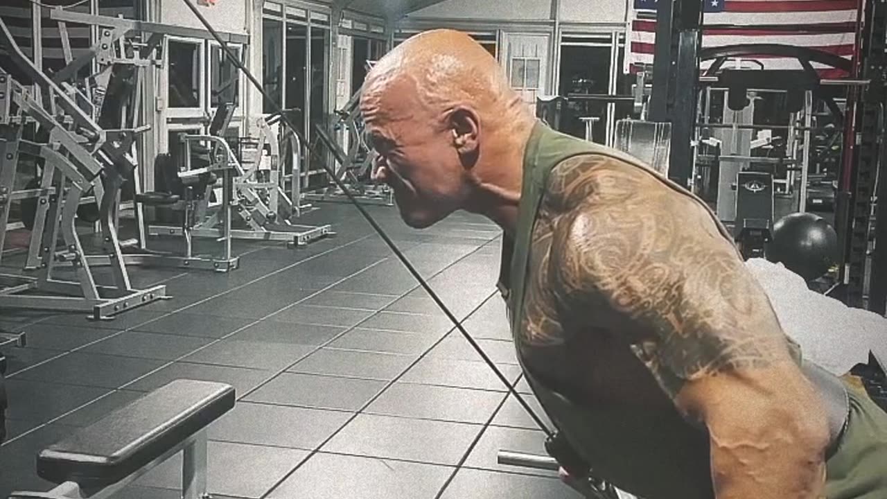 Dwayne Johnson exercise