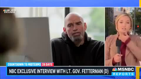 MSNBC: "[Fetterman] had a hard time understanding our conversations."