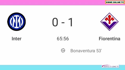 Inter Milan vs Fiorentina 0-1 giocomo Bonaventura Goals