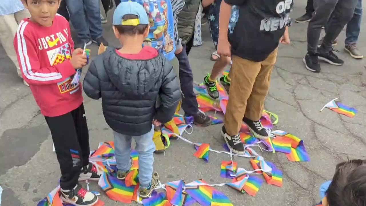 Canadian Arab Kids Stomp On Rainbow & Trans Flags In Justin Trudeau's Canada | How Will He Respond?