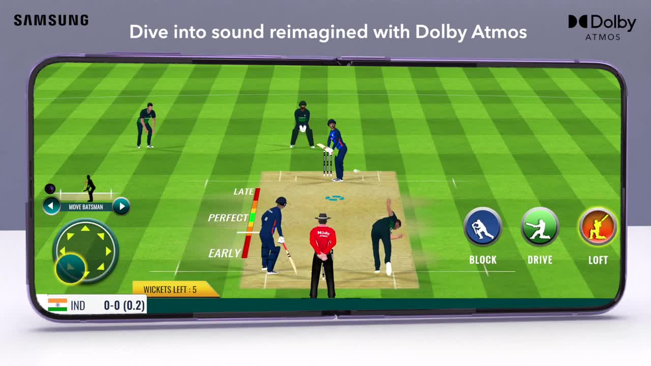 Samsung X Epic Cricket X Dolby Atmos