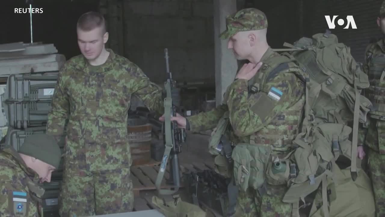 Estonian Reservists Gear Up For NATO Drills