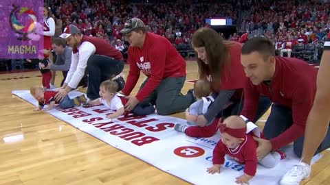 fun baby (baby crawl race)