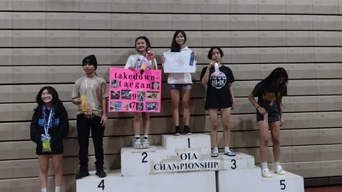 Serah Yogi JV Championships Podium