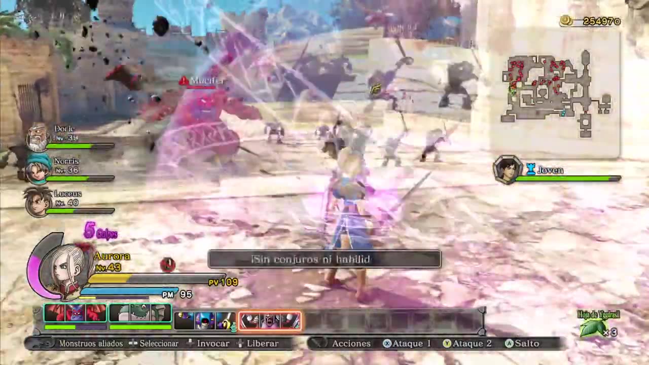 gameplay dragon quest heroes cap 13 detenemos al rey oscuro y misiones secundarias