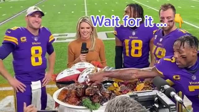 Patrick Peterson snagged a turkey legS