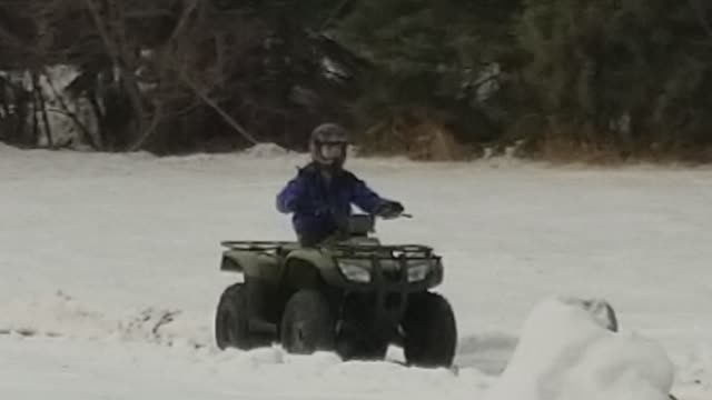 ATV in snow