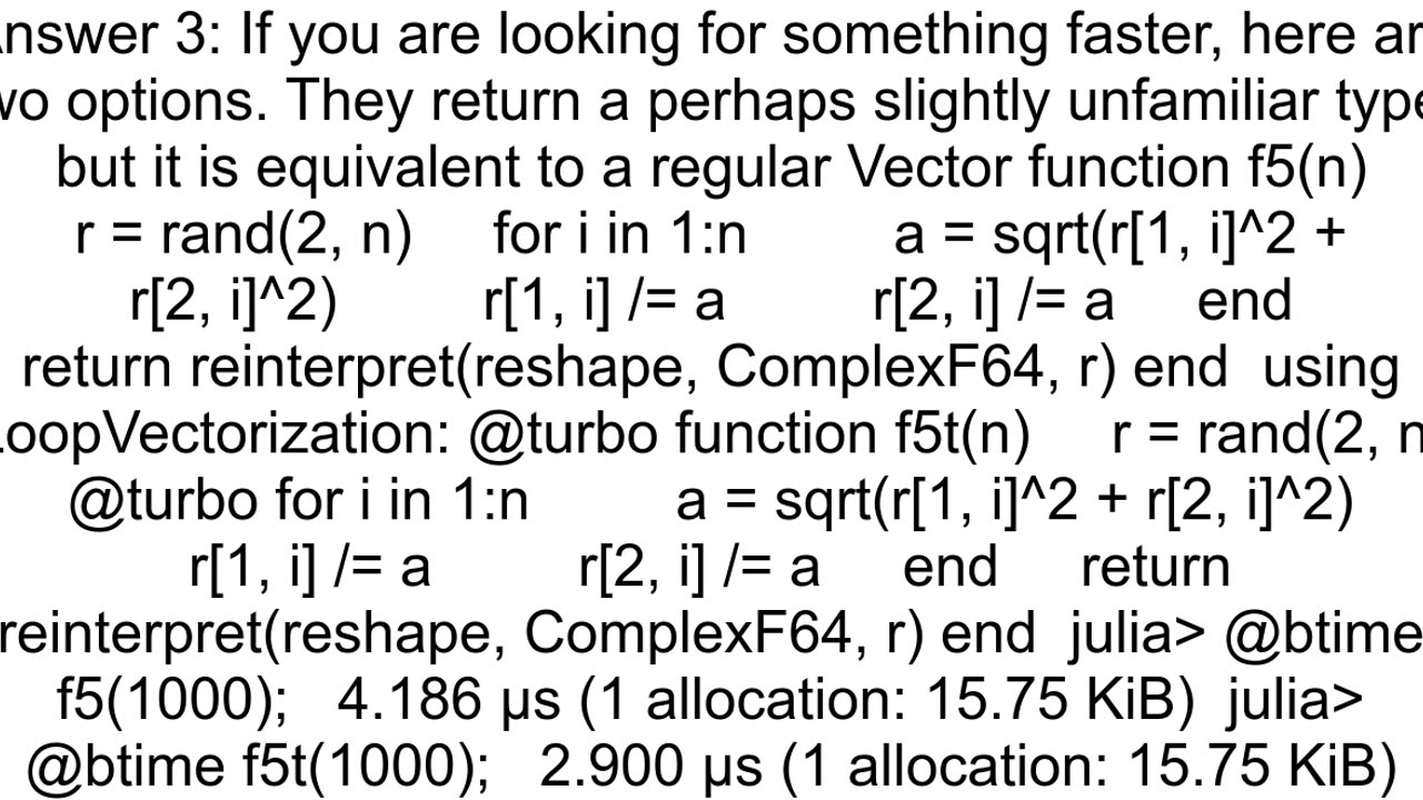 Generate array of complex numbers with absolute value one