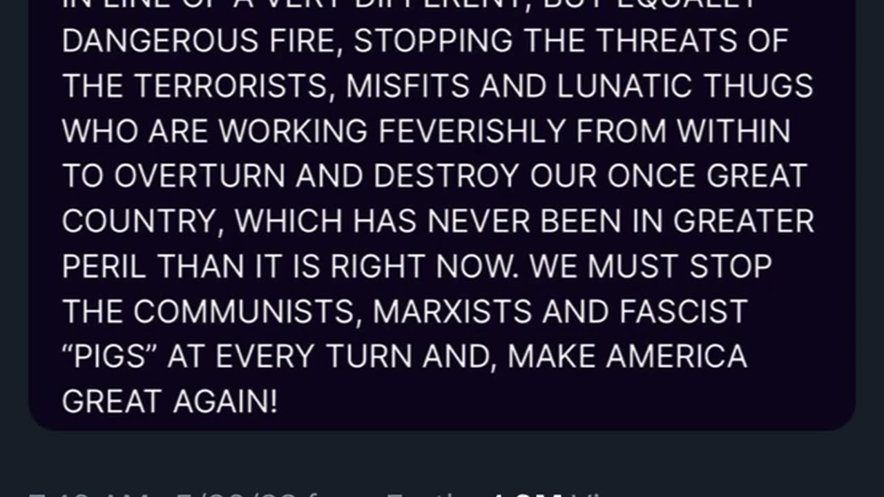 Trump….. “pigs”